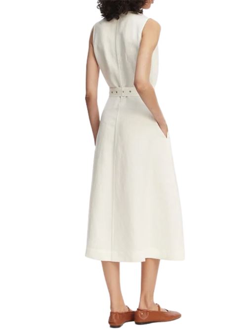 Abito misto lino con cintura Tommy Hilfiger | WW0WW48951YA8